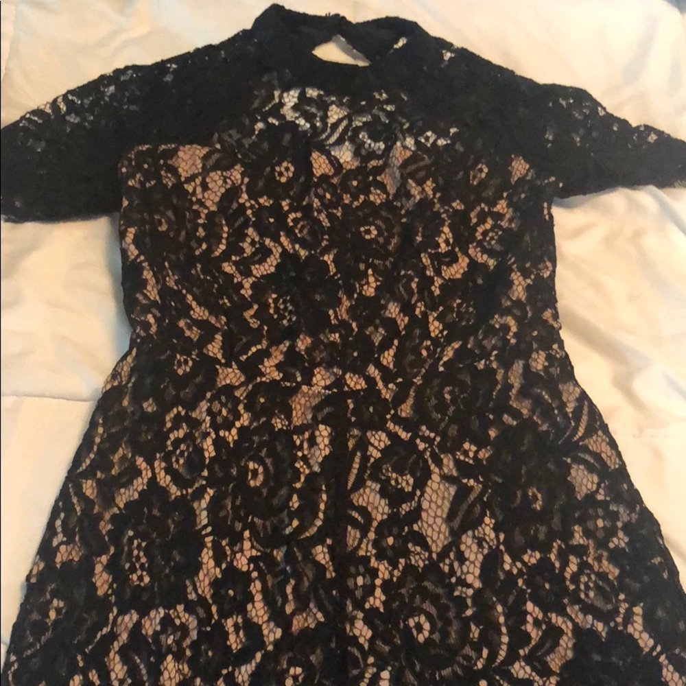 VICI Black Lace Jumpsuit